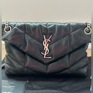 SAINT LAURENT YSL Lou Lou Puffer Crossbody in Small